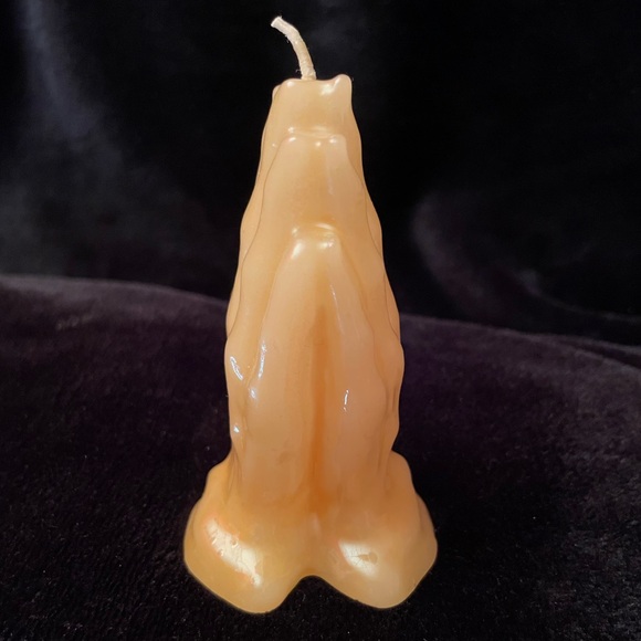 Prayer Hands Candle 3 1/2” tall from the Kootenay Candle Factory in Creston B.C. - Picture 3 of 6